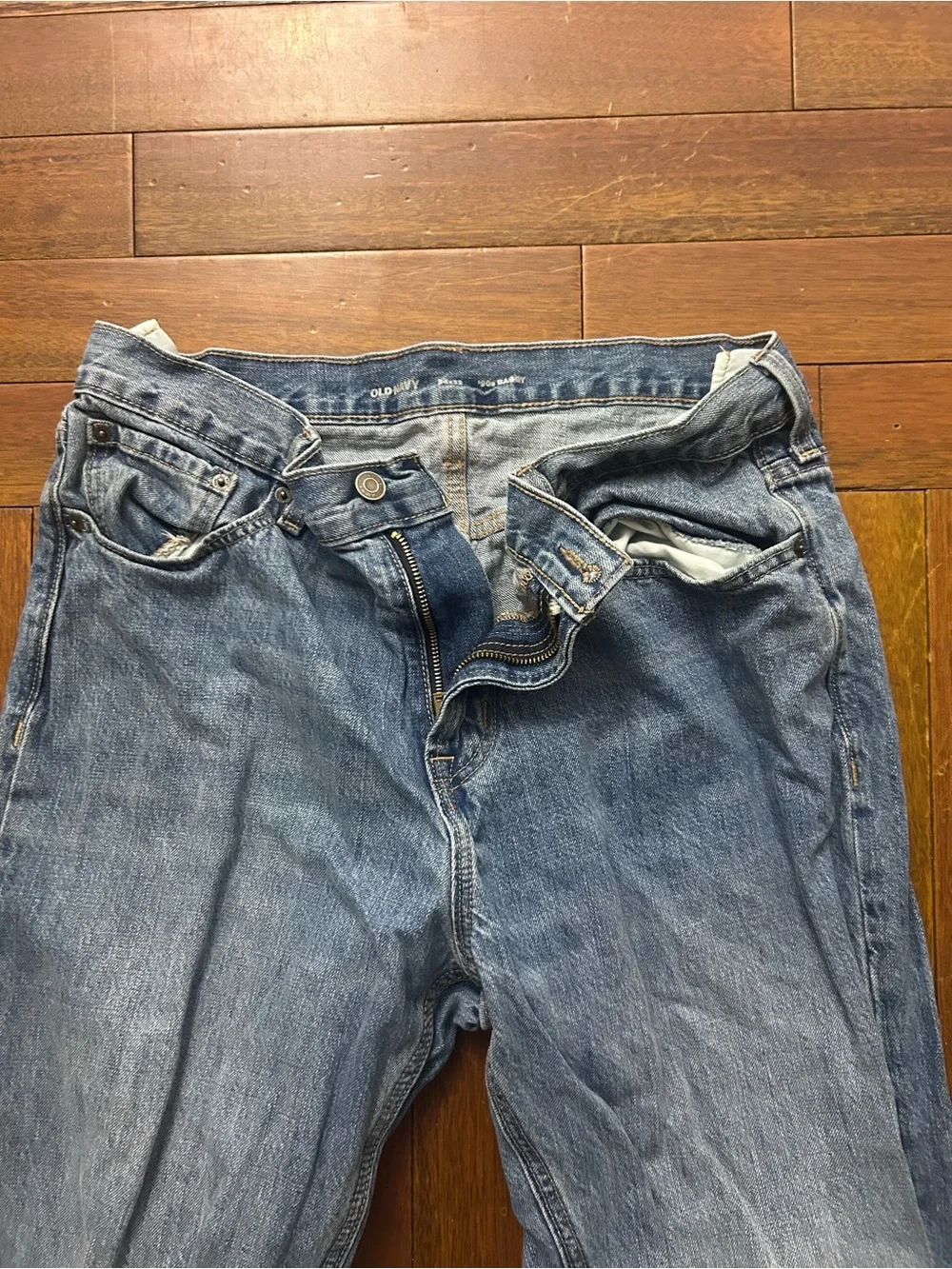 Old Navy Light Blue Relaxed Fit Men's Jeans